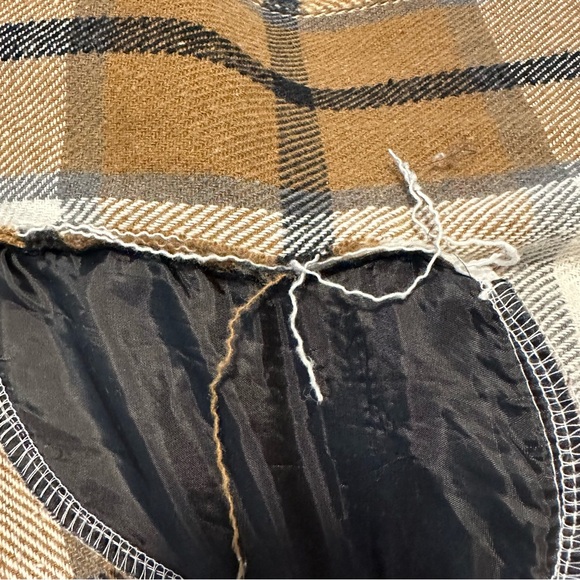 Amazon Uaneo Plaid Button Down Shacket in Khaki - Picture 15 of 16